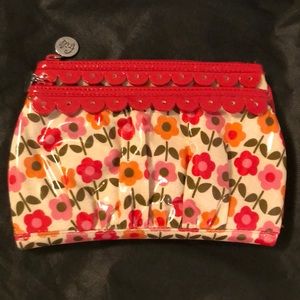 Vera Bradley Cosmetic Makeup Case Frill Floral